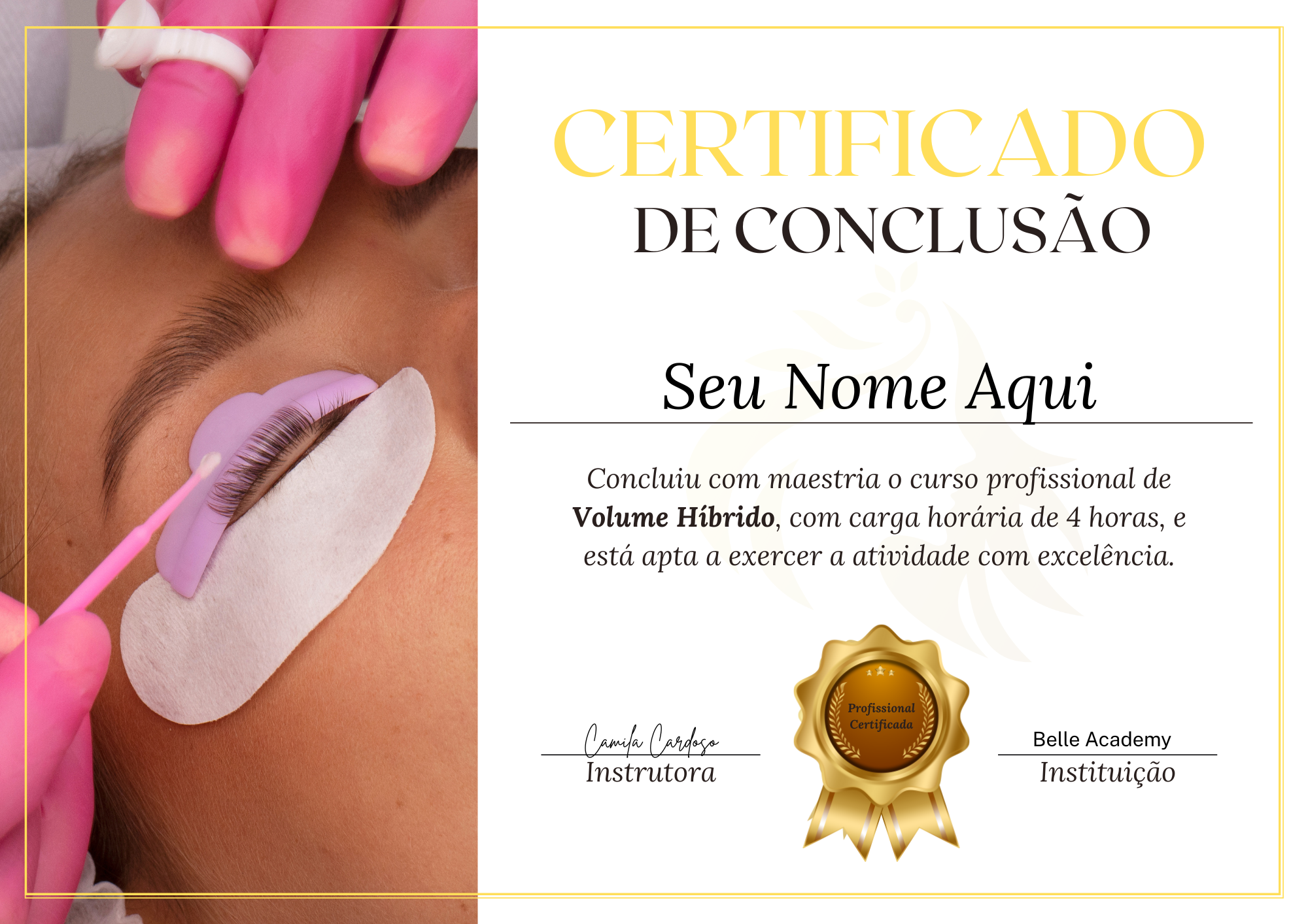 White and Gold Marble Modern Completion Certificate (5)